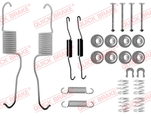 Accessory Kit, brake shoes - 105-0886 QUICK BRAKE