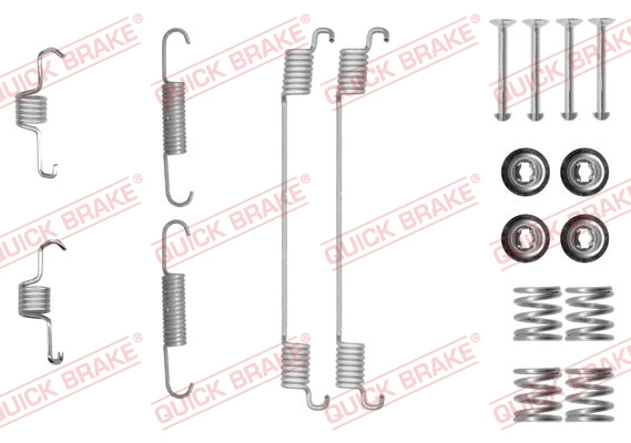 Kit accessori, Ganasce freno - 105-0889 QUICK BRAKE