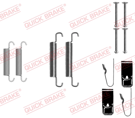Accessory Kit, parking brake shoes - 105-0890 QUICK BRAKE