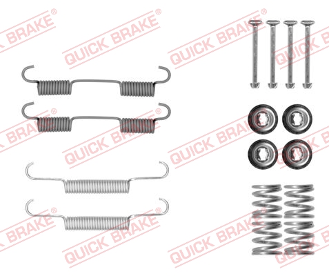 Accessory Kit, parking brake shoes - 105-0896 QUICK BRAKE