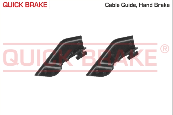 Cable Set, parking brake - 10521K QUICK BRAKE