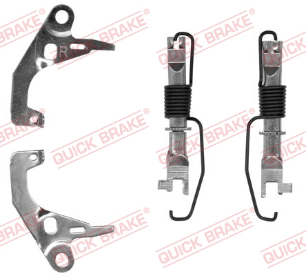 Adjuster Set, drum brake - 108 53 001 QUICK BRAKE
