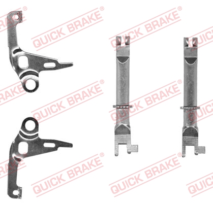 Adjuster Set, drum brake - 108 53 002 QUICK BRAKE