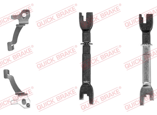 Adjuster Set, drum brake - 108 53 009 QUICK BRAKE
