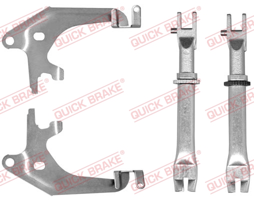 Adjuster Set, drum brake - 108 53 018 QUICK BRAKE