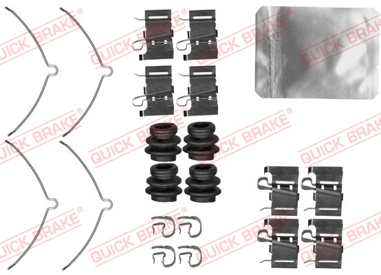Accessory Kit, disc brake pad - 109-0001 QUICK BRAKE