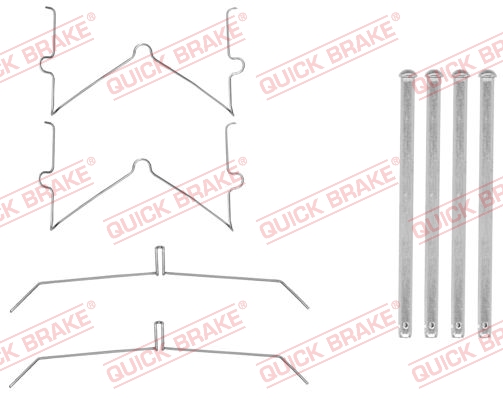 Accessory Kit, disc brake pad - 109-0003 QUICK BRAKE