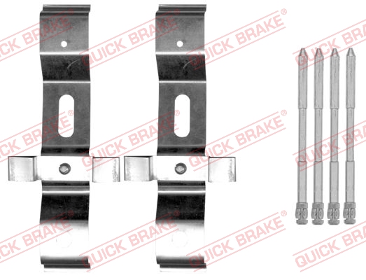 Accessory Kit, disc brake pad - 109-0004 QUICK BRAKE