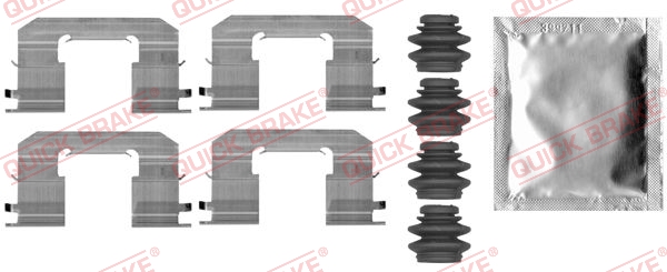 Accessory Kit, disc brake pad - 109-0006 QUICK BRAKE