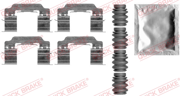 Accessory Kit, disc brake pad - 109-0007 QUICK BRAKE