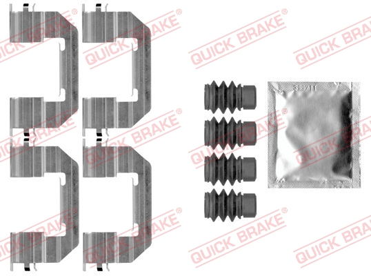 Accessory Kit, disc brake pad - 109-0011 QUICK BRAKE