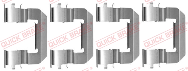 Accessory Kit, disc brake pad - 109-0014 QUICK BRAKE