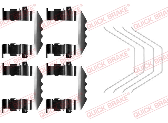 Accessory Kit, disc brake pad - 109-0018 QUICK BRAKE