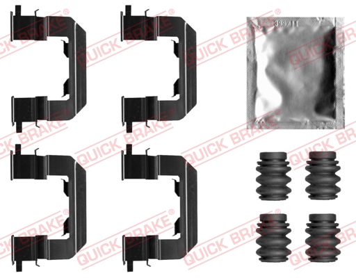 Accessory Kit, disc brake pad - 109-0019 QUICK BRAKE