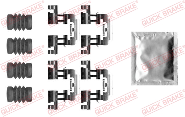 Accessory Kit, disc brake pad - 109-0025 QUICK BRAKE