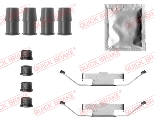 Accessory Kit, disc brake pad - 109-0032 QUICK BRAKE