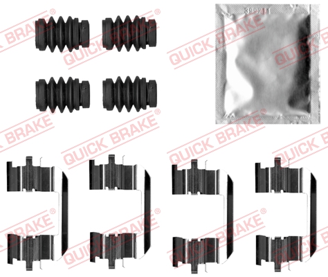 Комплектующие, колодки дискового тормоза - 109-0035 QUICK BRAKE