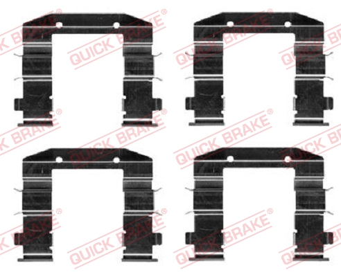 Accessory Kit, disc brake pad - 109-0037 QUICK BRAKE