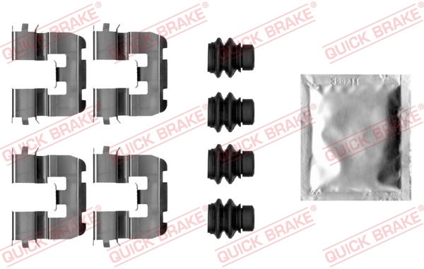 Kit accessori, Pastiglia freno - 109-0039 QUICK BRAKE
