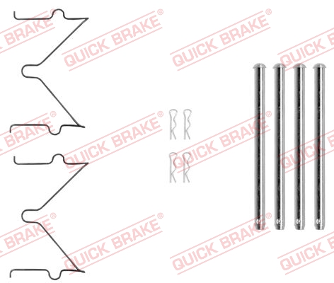 Accessory Kit, disc brake pad - 109-0040 QUICK BRAKE