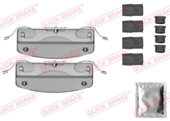 Kit accessori, Pastiglia freno - 109-0041 QUICK BRAKE