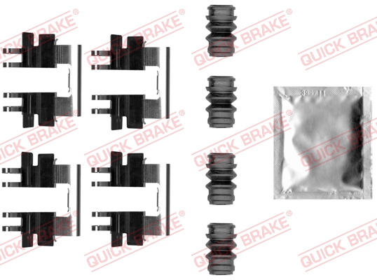 Kit accessori, Pastiglia freno - 109-0045 QUICK BRAKE