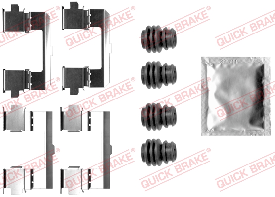 Kit accessori, Pastiglia freno - 109-0048 QUICK BRAKE