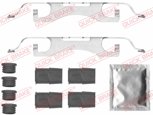 Accessory Kit, disc brake pad - 109-0049 QUICK BRAKE
