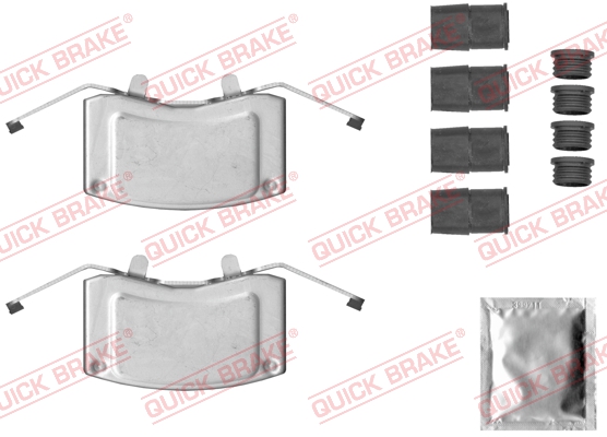 Kit accessori, Pastiglia freno - 109-0051 QUICK BRAKE