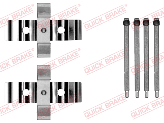 Accessory Kit, disc brake pad - 109-0054 QUICK BRAKE