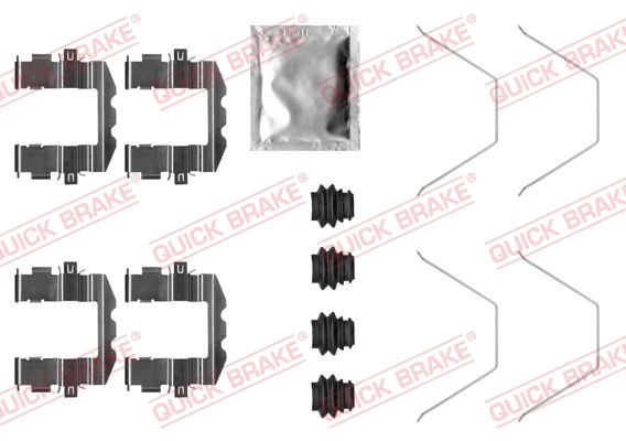 Accessory Kit, disc brake pad - 109-0057 QUICK BRAKE