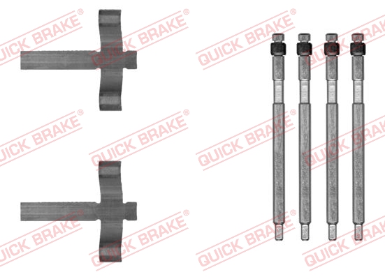Комплектующие, колодки дискового тормоза - 109-0059 QUICK BRAKE
