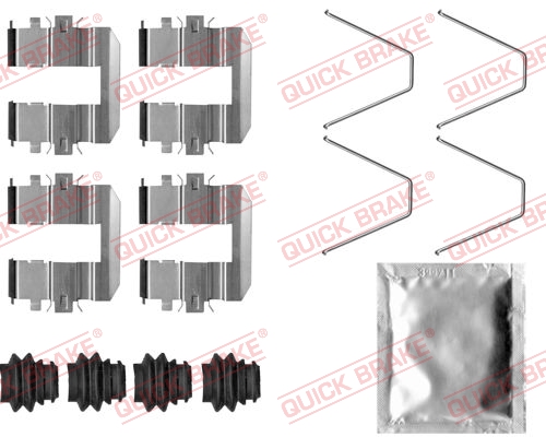 Accessory Kit, disc brake pad - 109-0060 QUICK BRAKE