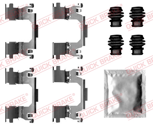 Kit accessori, Pastiglia freno - 109-0061 QUICK BRAKE