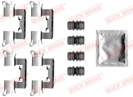 Accessory Kit, disc brake pad - 109-0062 QUICK BRAKE