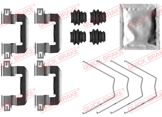 Accessory Kit, disc brake pad - 109-0063 QUICK BRAKE