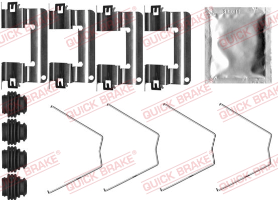 Kit accessori, Pastiglia freno - 109-0065 QUICK BRAKE