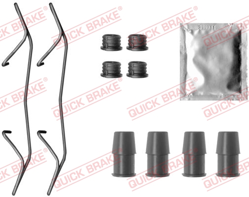 Accessory Kit, disc brake pad - 109-0075 QUICK BRAKE