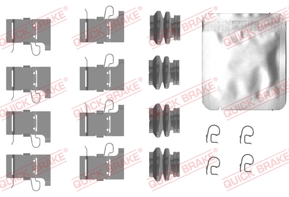 Accessory Kit, disc brake pad - 109-0084 QUICK BRAKE