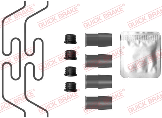 Zubehörsatz, Scheibenbremsbelag - 109-0086 QUICK BRAKE