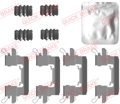 Accessory Kit, disc brake pad - 109-0087 QUICK BRAKE