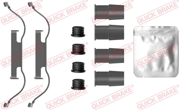 Accessory Kit, disc brake pad - 109-0088 QUICK BRAKE
