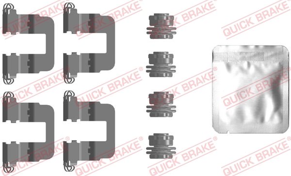 Accessory Kit, disc brake pad - 109-0106 QUICK BRAKE