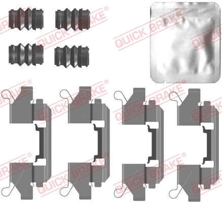 Комплектующие, колодки дискового тормоза - 109-0111 QUICK BRAKE