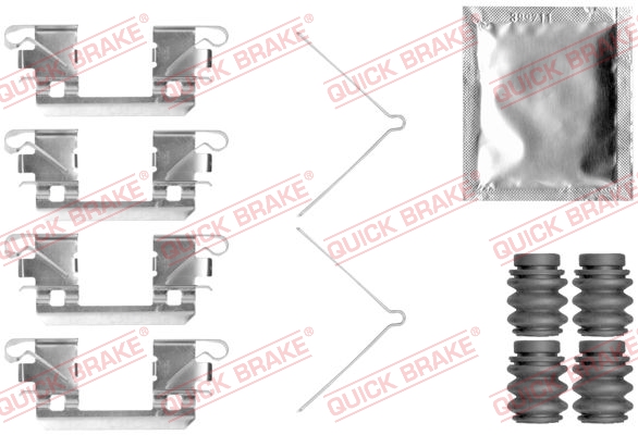 Kit accessori, Pastiglia freno - 109-0113 QUICK BRAKE