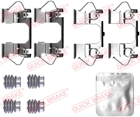 Accessory Kit, disc brake pad - 109-0116 QUICK BRAKE