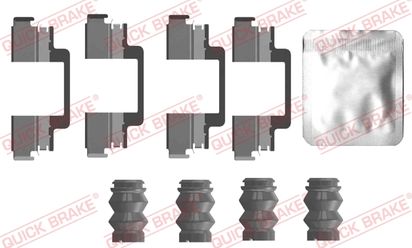 Accessory Kit, disc brake pad - 109-0121 QUICK BRAKE