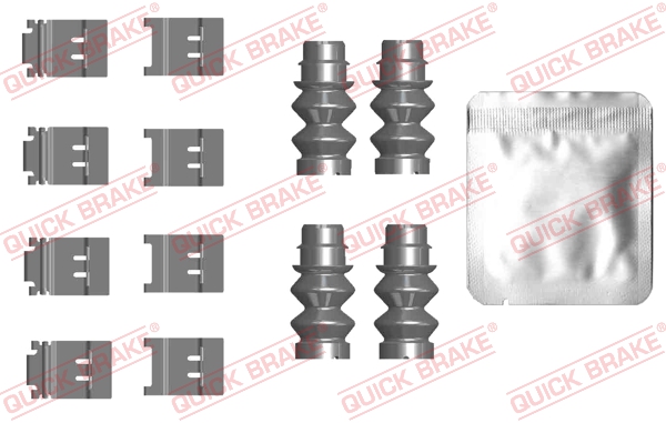 Accessory Kit, disc brake pad - 109-0124 QUICK BRAKE