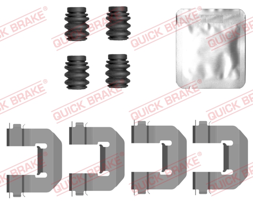 Accessory Kit, disc brake pad - 109-0126 QUICK BRAKE