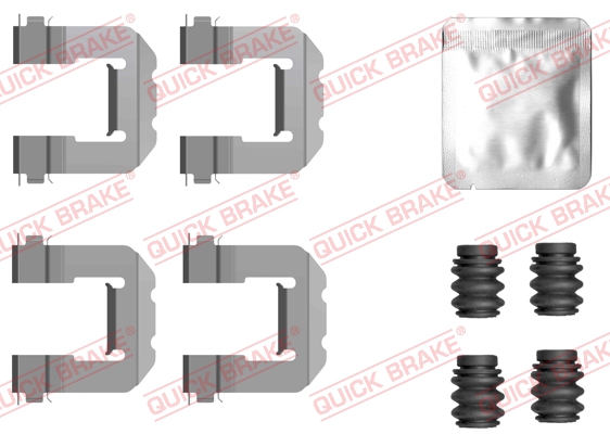 Accessory Kit, disc brake pad - 109-0127 QUICK BRAKE